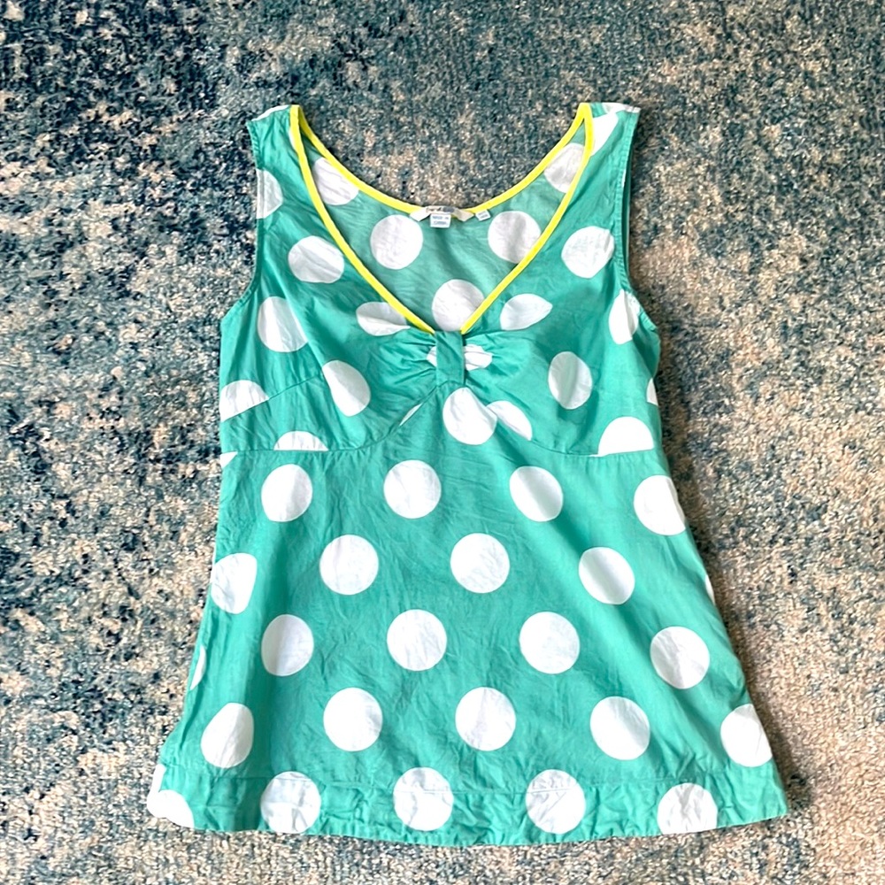 Boden polka dot tank size US 8
